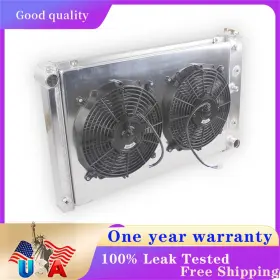 Ssrad0181 Luxerad For Chevy 1978-87 Monte Carlo Ss Ls G Body Aluminum 4row Radiator 12 Inch Fans Shroud