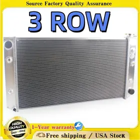Ssrad0186 Luxerad For 1982-1993 Chevy/gmc C/k1500/2500 6.2l V8 Diesel Cc850 Radiator Aluminum 3row