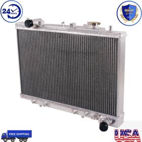 Luxerad Ssrad0196-1 Aluminum 3row Radiator For 1991-1994 1992 1993 Mercury Capri 1.6l L4 Gas At/mt