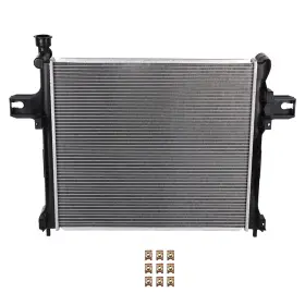 12622970 Luxfineparts Aluminum Radiator For Jeep Commander 2006-2010 Grand Cherokee 2005-2010