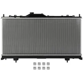 12647514 Luxfineparts Brand New Aluminum Radiator For 2006-2012 Mitsubishi Eclipse 2.4l 3.8l Cu2842 12647514 Luxfineparts Brand New Aluminum Radiator For 2006-2012 Mitsubishi Eclipse 2.4l 3.8l Cu2842