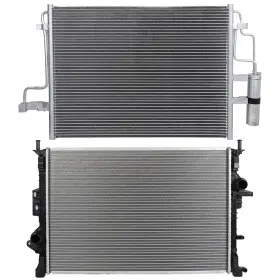 12701179 Luxfineparts Radiator And Ac Condenser Cooling Kit For Ford Escape 2013 2014 2015 2016