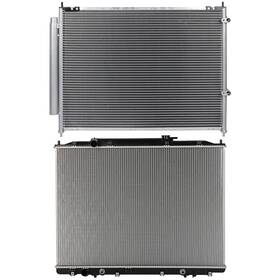 Luxfineparts 13035416 Radiator And Ac Condenser Cooling Kit For Honda Ridgeline 2006 2007 2008