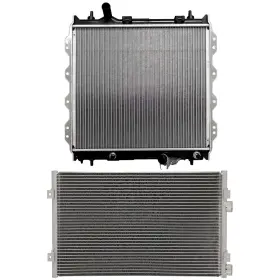 13126498 Luxfineparts Radiator And Ac Condenser Cooling Kit For 2001-2010 Chrysler Pt Cruiser