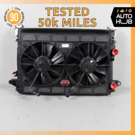 220979 Maserati Quattroporte M139 4.7l Water Cooling Radiator A/c Condenser With Fan Oem