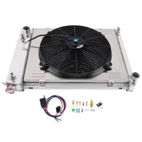 Clzgx0 Maxpeedingrods At Transmission Cooler For Chevy Camaro/firebird 1967-1969 Cu337 3-row
