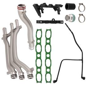Maxpeedingrods Dx2t5p Coolant Distribution Set For Porsche Cayenne 4.5l V8 2003-2006 94810604907