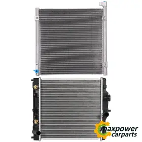 11054471 Maxpower-carparts Radiator And Ac Condenser Cooling Kit For 97-00 Acura El 1.6 L4 1590cc 97cu 4-door