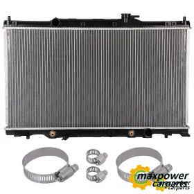 11058222 Maxpower-carparts Radiator With Oil Hose Clamps Kit For 02-06 Honda Cr-v 03-06 Element 2.4l