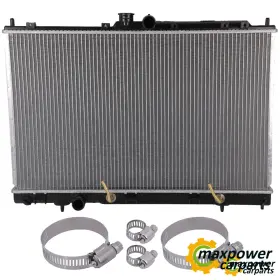 11058997 Maxpower-carparts Front Radiator With Oil Hose Clamps Kit For 03-06 Mitsubishi Outlander 2.4 4door