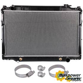 Maxpower-carparts 11059015 Radiator With Oil Hose Clamps Kit For 1996-97 Lexus Lx450 Toyota Land Cruiser L6