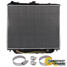Maxpower-carparts 11059044 Radiator With Oil Hose Clamps Kit For 92-02 Isuzu Trooper 96-99 Acura Slx 4-door
