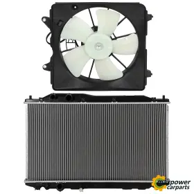 11694893 Maxpower-carparts Replacement Radiator Cooling Fan Kit For 2006-2011 Honda Civic Gas L4 1.8l Sohc