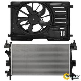 Maxpower-carparts 11694896 Electric Radiator Cooling Fan Kit Replacement For 2013-2017 Ford Focus Dohc 2.0l