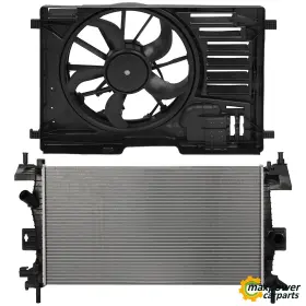 11694896 Maxpower-carparts Electric Radiator Cooling Fan Kit Replacement For 2013-2017 Ford Focus Dohc 2.0l