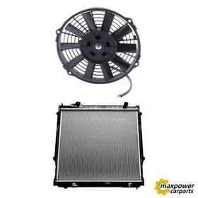 Maxpower-carparts 11812407 New Cooling Fan And Radiator Kit Replacement For 1995-2004 Toyota Tacoma 2.7l 3.4l