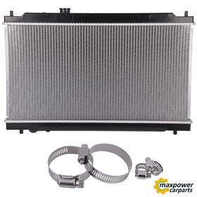 Maxpower-carparts 11821202 New Radiator With Universal Oil Hose Clamps Kit For 1994-2001 Acura Integra 1.8l