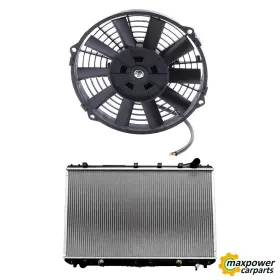 11851657 Maxpower-carparts New Cooling Fan And Aluminum Radiator Kit For 1995-1999 Toyota Avalon 3.0l V6 Gas 11851657 Maxpower-carparts New Cooling Fan And Aluminum Radiator Kit For 1995-1999 Toyota Avalon 3.0l V6 Gas