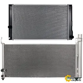 12274662 Maxpower-carparts New Radiator And Condenser Cooling Kit For 11-15 Lexus Ct200h Toyota Prius 1.8l