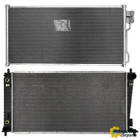 Maxpower-carparts 12274667 New Radiator And Ac Condenser Cooling Kit For 2004-2006 Ford Expedition V8 Gas
