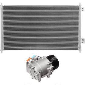 Maxpower-carparts 13482049 Ac Condenser And Compressor Cooling Kit For 2002-2005 Honda Civic Sedan 1.7l