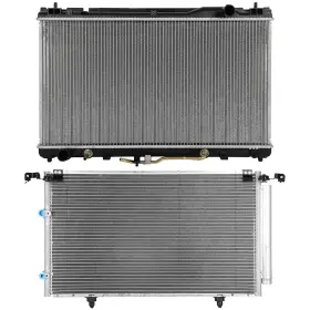 13492245 Maxpower-carparts Aluminum Radiator And Ac Condenser Cooling Kit For 2004-2008 Toyota Solara