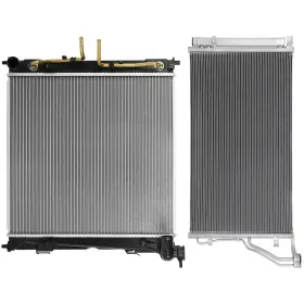 13494848 Maxpower-carparts Automotive Aluminum Radiator And Ac Condenser Cooling Kit For 15 Kia Optima Sedan