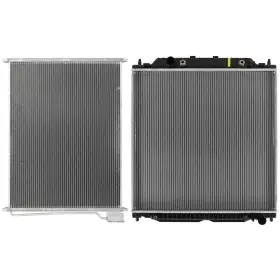 13494852 Maxpower-carparts Aluminum Radiator And Ac Condenser Cooling Kit For 05-07 Ford F-250 Super Duty