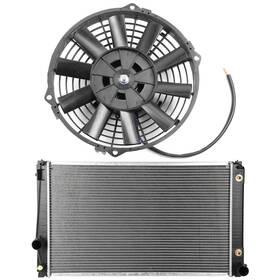 Maxpower-carparts 13496155 Ac Cooling Fan And Aluminum Radiator Kit For 2006-2008 Toyota Rav4 Sport 2.4l