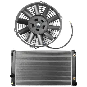 13496155 Maxpower-carparts Ac Cooling Fan And Aluminum Radiator Kit For 2006-2008 Toyota Rav4 Sport 2.4l