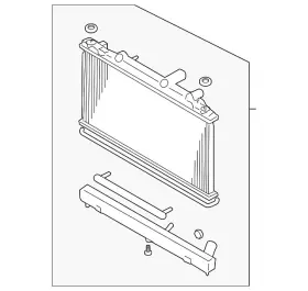 Aj57-15-200e Mazda Genuine Radiator Assembly