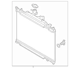 Pehn-15-200 Mazda Genuine Radiator