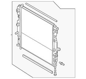 Mazda Px28-15-200b Genuine Radiator