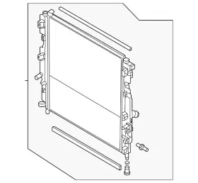 Px28-15-200b Mazda Genuine Radiator Px28-15-200b Mazda Genuine Radiator