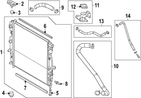 T301-15-200a Mazda Genuine Radiator