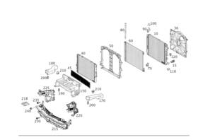 Mercedes-benz 099-500-54-00 Genuine Mercedes-benz Coolant Radiator