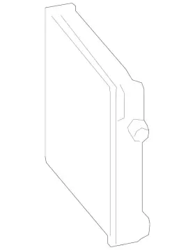 099-500-58-00 Mercedes-benz Genuine Coolant Radiator
