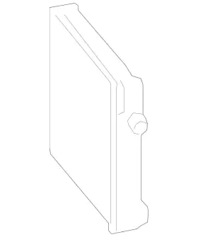 099-500-92-01 Mercedes-benz Genuine Coolant Radiator