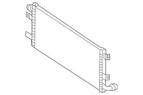 Mercedes-benz 167-500-04-00 Genuine Mercedes-benz Auxiliary Cooler