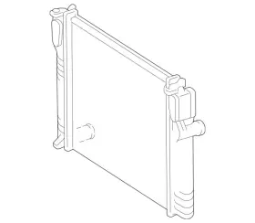 211-500-34-02-64 Mercedes-benz Genuine Radiator