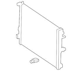 Mercedes-benz 247-500-00-03-64 Genuine Mercedes-benz Radiator