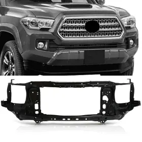 Nspsrs062 Metetao Radiator Support Assembly Black Replacement Fits 2016-2023 Toyota Tacoma