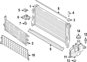 17-11-8-486-441 Mini Genuine Radiator