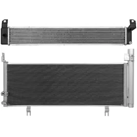 12713184 Mirror-zone Aluminum Radiator And Ac Condenser Cooling Kit For 2012-2017 Toyota Camry 2.5l