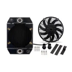 Mishimoto 840197722350 For Universal Drag Race Performance Aluminum Radiator - Black