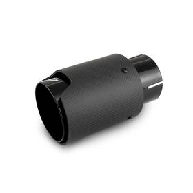 Mishimoto Mmexh-tip-cfm25bk Carbon Fiber Exhaust Tip M Logo 2.5 Inch Black