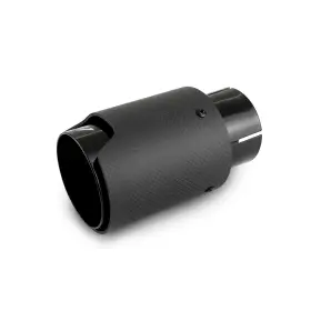 Mmexh-tip-cfm25bk Mishimoto Carbon Fiber Exhaust Tip M Logo 2.5 Inch Black