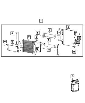 68541835aa Mopar Genuine Cooling Module