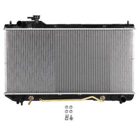 Motofactory 13792363 For 98-00 Toyota Rav4 1pcs Front Aluminum Silver Radiator Cu2292 To3010160