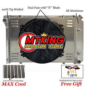 Motoking 432yfz-1-us Radiator Shroud Fan For 1973-1974 Chevy Nova Pontiac Ventura Buick Apollo L6